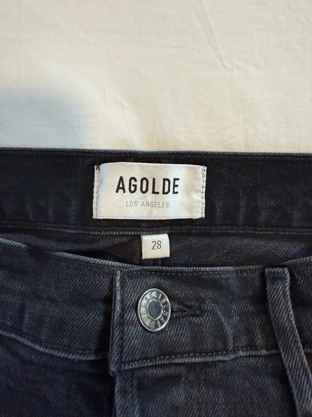 AGOLDE Riley High Rise Straight Crop Jeans 28 - Picture 6 of 13